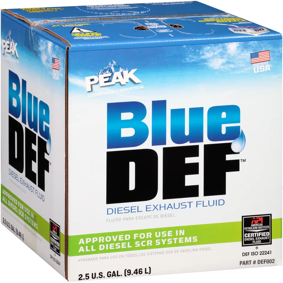 DEF002 – PEAK/HERCLNR Diesel Emissions Fluid, Compatible With All SCR Systems 2.5 Gallon Jug Single